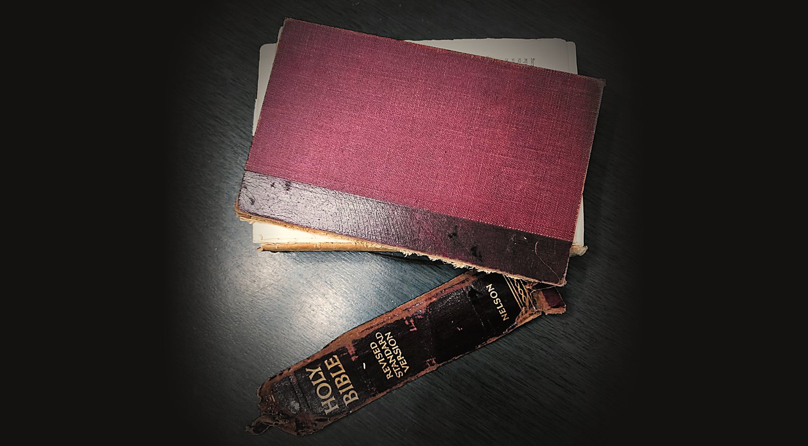 Matthew's Bible: a Nelson Revised Standard Version read until the spine came away from the cover
